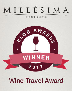 Millésima Blog Award 2017 - Wine Travel category Winner