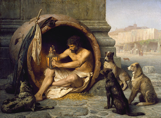 Jean-Léon Gérôme - Diogenes (1860)