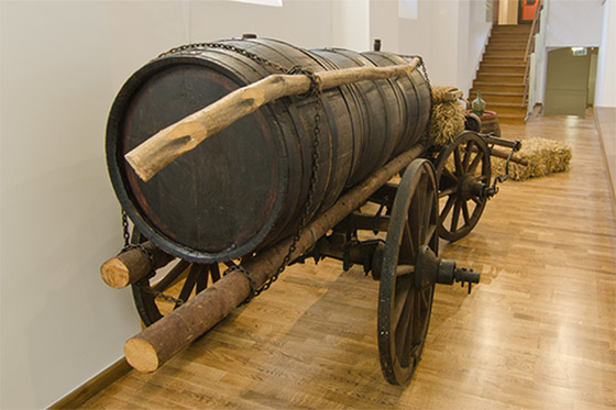 Gönc barrels (Tokaj World Heritage Wine Museum)