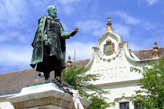 Statue of János Garay, Szekszárd, Hungary