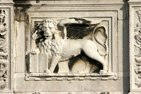 Winged lion