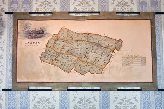 Csopak Vineyards map