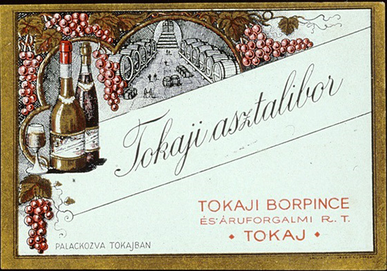 Old Tokaji Wine Label