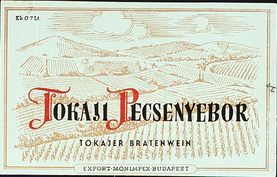 Old Tokaji Wine Labels