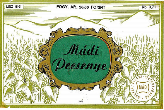 Old Tokaji Wine Labels