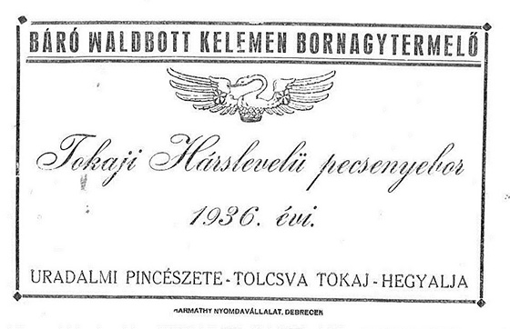 Old Tokaji Wine Labels