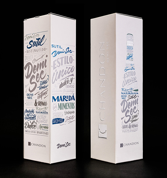 Packaging lineup of Chandon Argentina, 2015 / 2016 edition