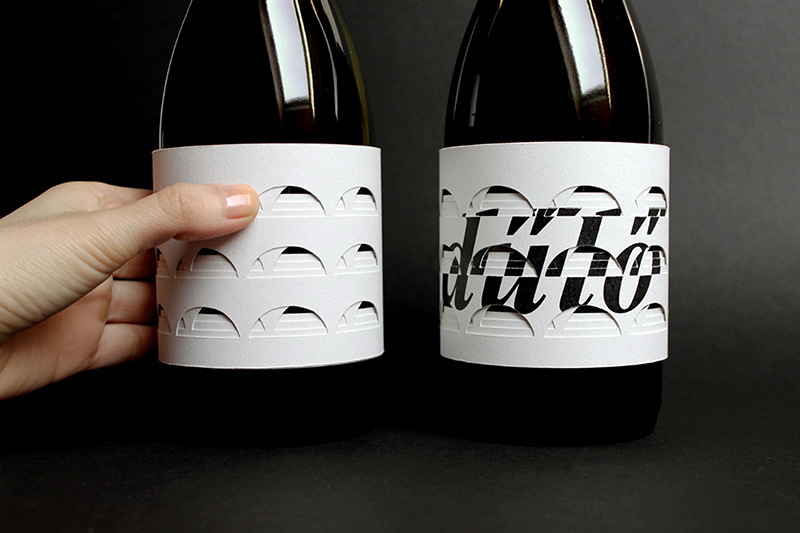 Multi-layered wine label concept - Mihály Figula, Sóskút