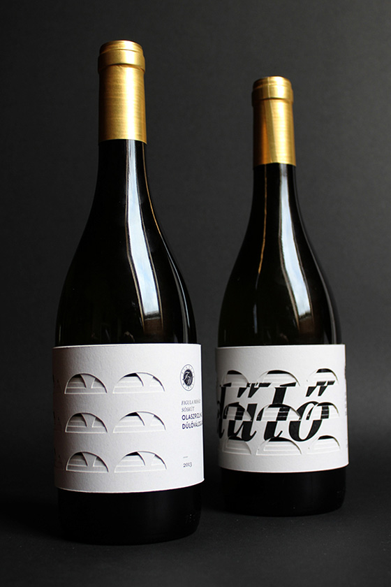 Multi-layered wine label concept - Mihály Figula, Sóskút