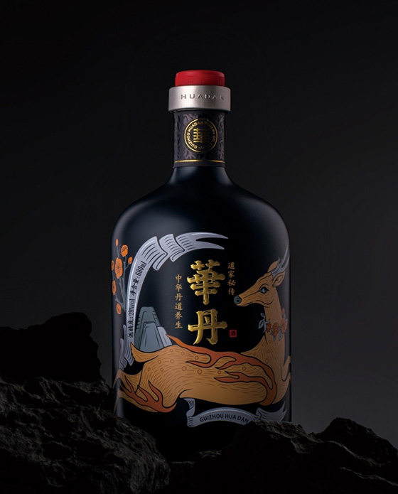 Well-done, Taoist "medicinal" wine branding