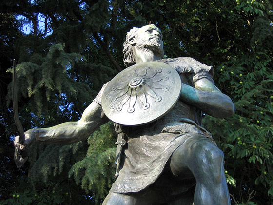 Statue of Viriatus, the Lusitanian leader