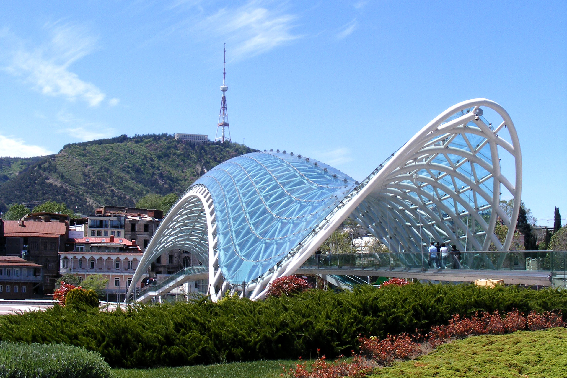 The Bridge of Peace in Tbilisi
