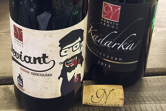 János Németh’s Deviant Syrah 2015 and Kadarka 2015