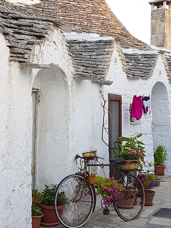 Trulli with bike