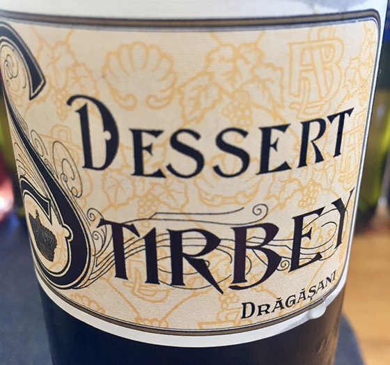 Stirbey dessert wine